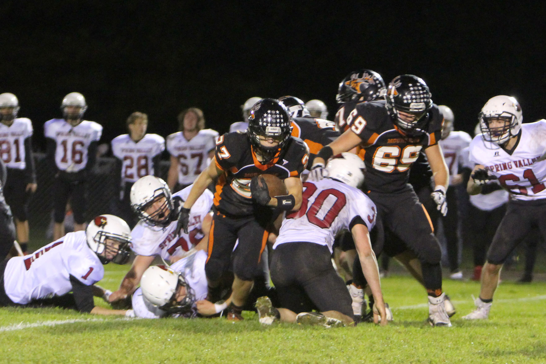 Spring Valley at Elk Mound football 10-4-19
